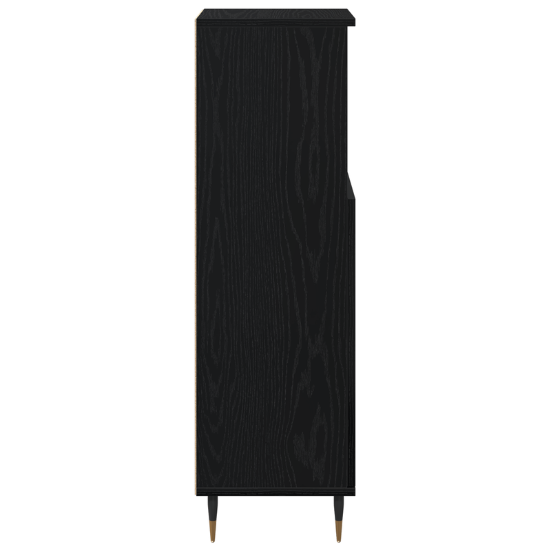 Casa si Gradina - Mobilier - Mobilier baie - Comode baie - Dulap de baie, stejar negru, 30x30x190 cm, lemn prelucrat - Infinity.ro