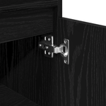 Casa si Gradina - Mobilier - Mobilier baie - Comode baie - Dulap de baie, stejar negru, 30x30x190 cm, lemn prelucrat - Infinity.ro