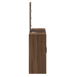 Casa si Gradina - Mobilier - Comode si corpuri - Masute de toaleta - Masa de toaleta cu LED, stejar maro, 102x33x135 cm - Infinity.ro