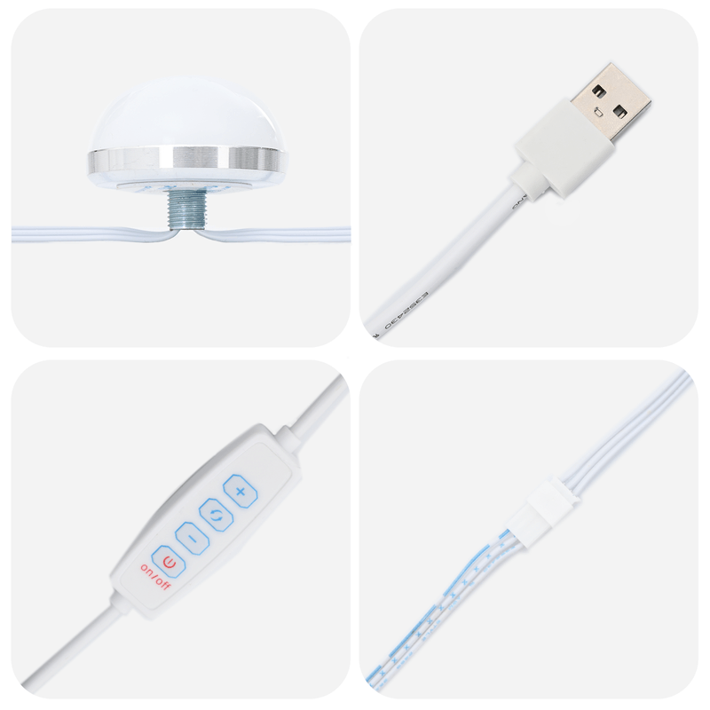 Casa si Gradina - Mobilier - Comode si corpuri - Masute de toaleta - Masa de toaleta cu LED, stejar maro, 102x33x135 cm - Infinity.ro