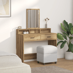 Casa si Gradina - Mobilier - Comode si corpuri - Masute de toaleta - Masa de toaleta cu sertare, stejar artizanal, 100x41x140 cm - Infinity.ro