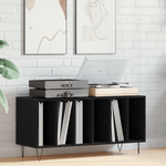Casa si Gradina - Mobilier - Dulapuri si sifoniere - Dulapuri - Dulap pentru discuri, stejar negru 100x38x48 cm lemn prelucrat - Infinity.ro