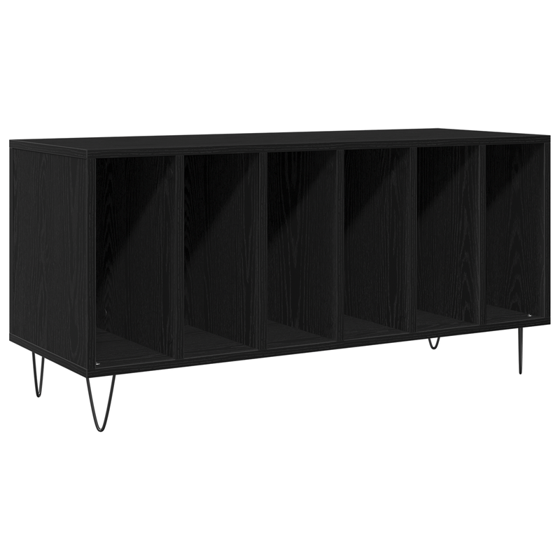 Casa si Gradina - Mobilier - Dulapuri si sifoniere - Dulapuri - Dulap pentru discuri, stejar negru 100x38x48 cm lemn prelucrat - Infinity.ro