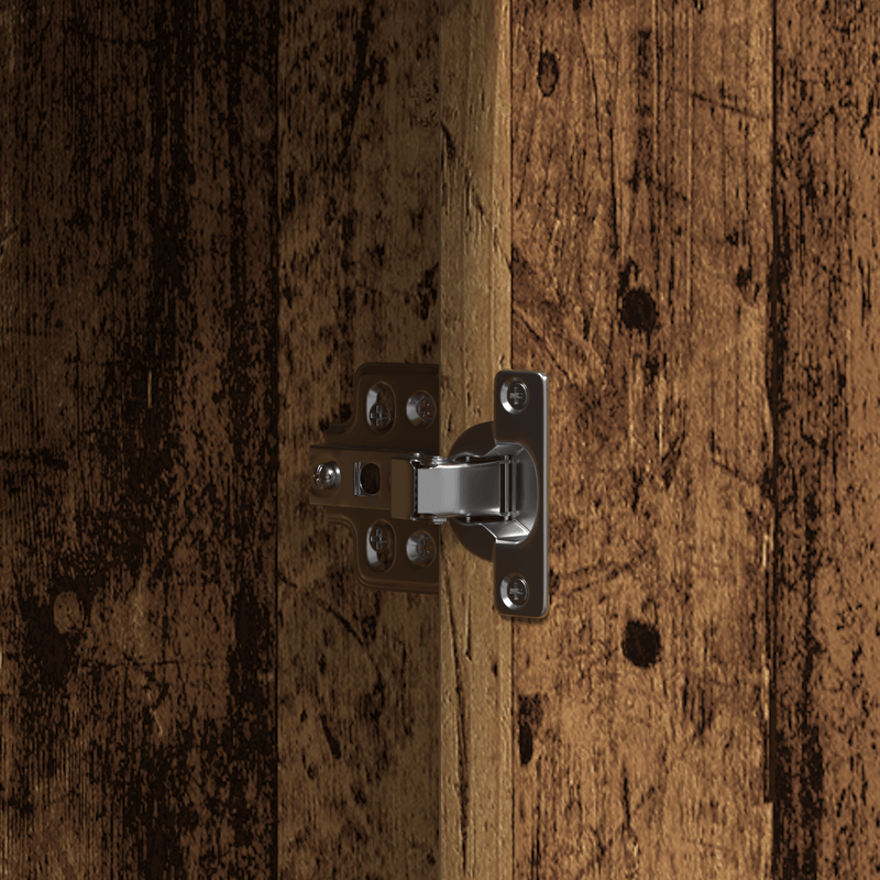 Casa si Gradina - Mobilier - Comode si corpuri - Masute de toaleta - Masa de toaleta cu LED, lemn vechi, 102x33x135 cm - Infinity.ro