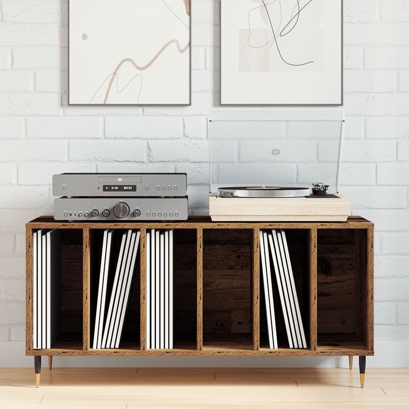 Casa si Gradina - Mobilier - Dulapuri si sifoniere - Dulapuri - Dulap pentru discuri, lemn vechi 100x38x48 cm lemn prelucrat - Infinity.ro
