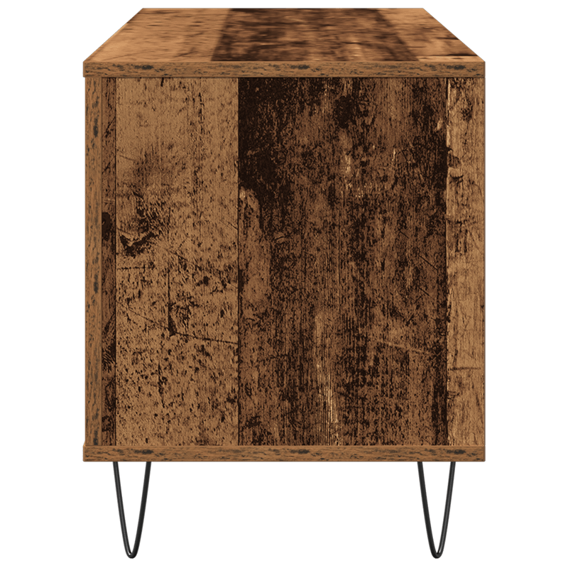 Casa si Gradina - Mobilier - Dulapuri si sifoniere - Dulapuri - Dulap de discuri, stejar artizanal 100x38x48 cm lemn prelucrat - Infinity.ro