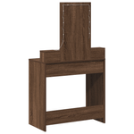 Casa si Gradina - Mobilier - Comode si corpuri - Masute de toaleta - Masa de cosmetica cu LED, stejar maro, 79x41x140 cm - Infinity.ro