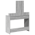 Casa si Gradina - Mobilier - Comode si corpuri - Masute de toaleta - Masa de toaleta  cu lumini LED Gri Sonoma 100x41x140 cm - Infinity.ro