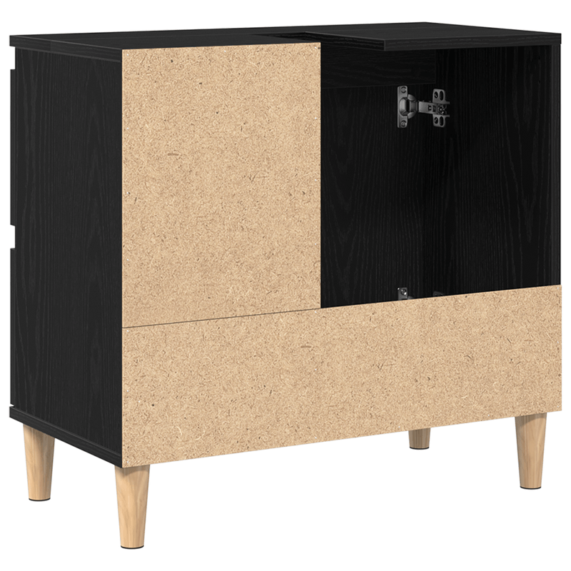 Casa si Gradina - Mobilier - Mobilier baie - Comode baie - Dulap de chiuveta, stejar negru, 65x33x60 cm, lemn prelucrat - Infinity.ro