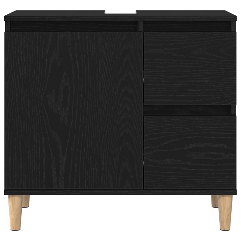 Casa si Gradina - Mobilier - Mobilier baie - Comode baie - Dulap de chiuveta, stejar negru, 65x33x60 cm, lemn prelucrat - Infinity.ro