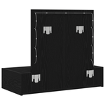 Casa si Gradina - Mobilier - Comode si corpuri - Masute de toaleta - Masa de toaleta suspendata cu LED, stejar negru - Infinity.ro