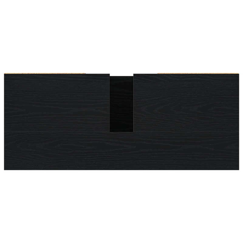 Casa si Gradina - Mobilier - Seturi de mobilier - Seturi baie - Dulap chiuveta de baie, stejar negru 58x33x60 cm lemn prelucrat - Infinity.ro