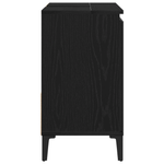 Casa si Gradina - Mobilier - Mobilier baie - Comode baie - Dulap pentru chiuveta  Negru Stejar 65x33x60 cm din lemn prelucrat - Infinity.ro