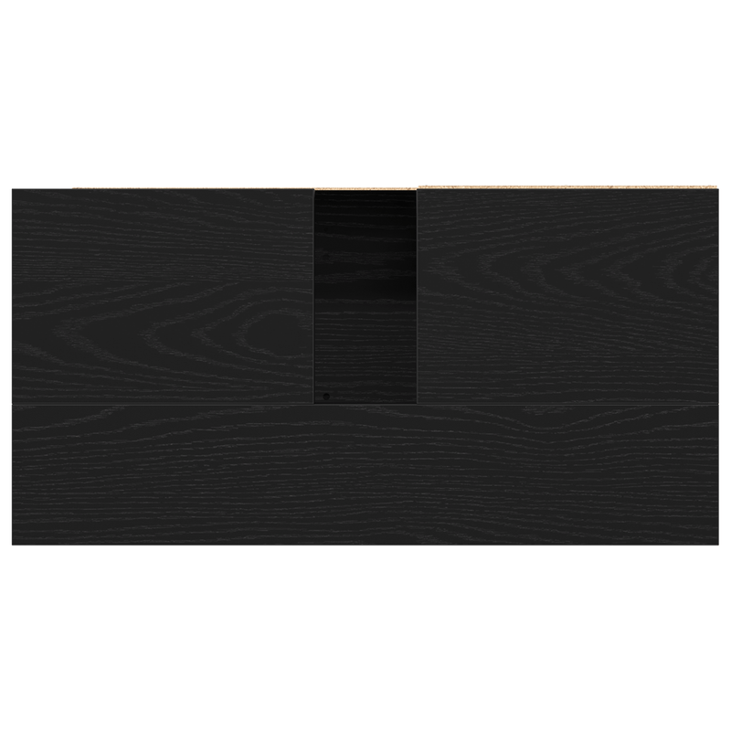 Casa si Gradina - Mobilier - Mobilier baie - Comode baie - Dulap pentru chiuveta  Negru Stejar 65x33x60 cm din lemn prelucrat - Infinity.ro