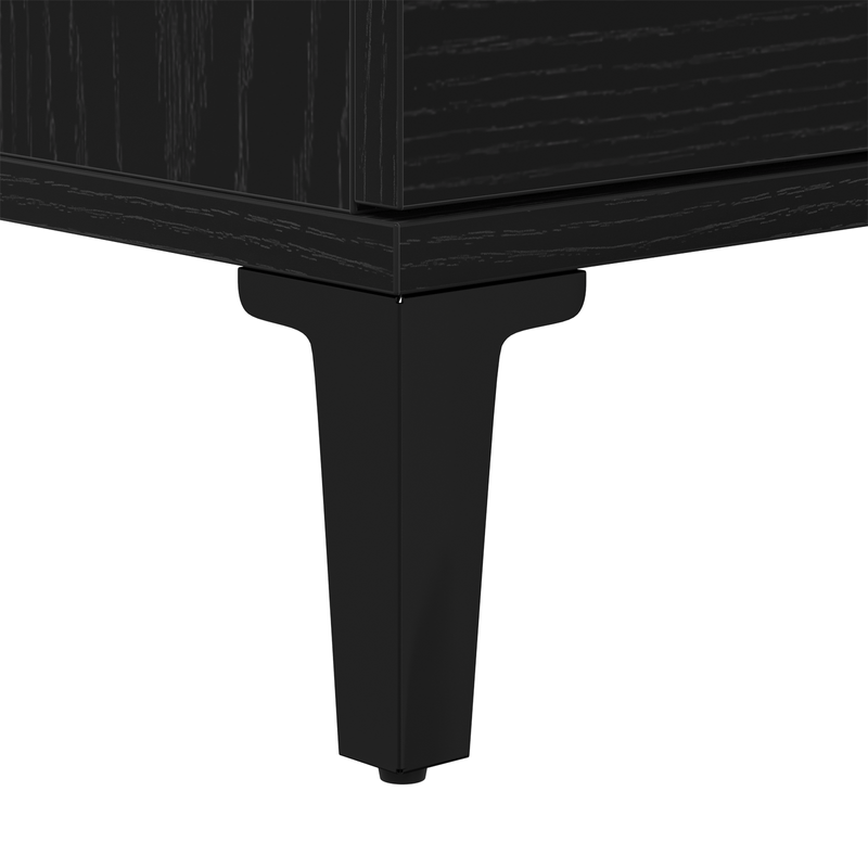 Casa si Gradina - Mobilier - Mobilier baie - Comode baie - Dulap pentru chiuveta  Negru Stejar 65x33x60 cm din lemn prelucrat - Infinity.ro