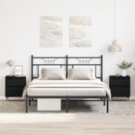 Casa si Gradina - Mobilier - Comode si corpuri - Noptiere - Noptiere, 2 buc., stejar negru, 40x35x50 cm, lemn prelucrat - Infinity.ro