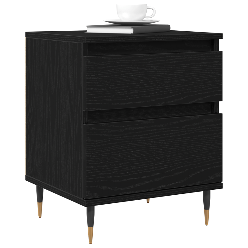 Casa si Gradina - Mobilier - Comode si corpuri - Noptiere - Noptiere, 2 buc., stejar negru, 40x35x50 cm, lemn prelucrat - Infinity.ro