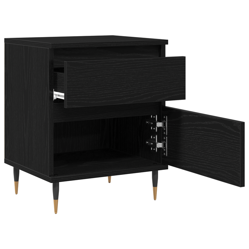 Casa si Gradina - Mobilier - Comode si corpuri - Noptiere - Noptiere, 2 buc., stejar negru, 40x35x50 cm, lemn prelucrat - Infinity.ro