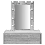 Casa si Gradina - Mobilier - Comode si corpuri - Masute de toaleta - Masa de toaleta suspendata cu LED, gri sonoma - Infinity.ro