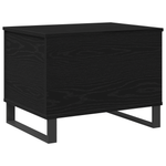 Casa si Gradina - Mobilier - Mese si birouri - Masute de cafea - Masa de cafea blat rabatabil, stejar negru, 60x44,5x45 cm lemn - Infinity.ro