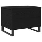Casa si Gradina - Mobilier - Mese si birouri - Masute de cafea - Masa de cafea blat rabatabil, stejar negru, 60x44,5x45 cm lemn - Infinity.ro