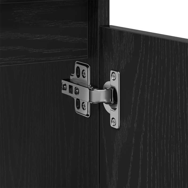 Casa si Gradina - Mobilier - Mobilier baie - Comode baie - Dulap de chiuveta, stejar negru, 58x33x60 cm, lemn prelucrat - Infinity.ro