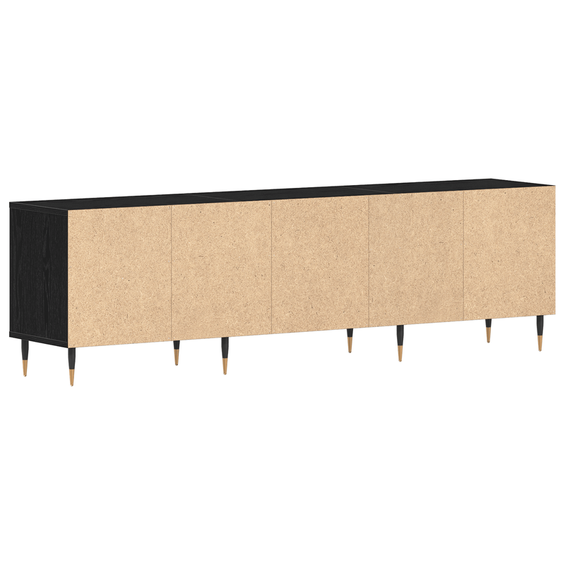 Casa si Gradina - Mobilier - Comode si corpuri - Comode - Dulap TV, stejar negru, 150x30x44,5 cm, lemn prelucrat - Infinity.ro