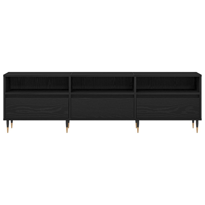 Casa si Gradina - Mobilier - Comode si corpuri - Comode - Dulap TV, stejar negru, 150x30x44,5 cm, lemn prelucrat - Infinity.ro
