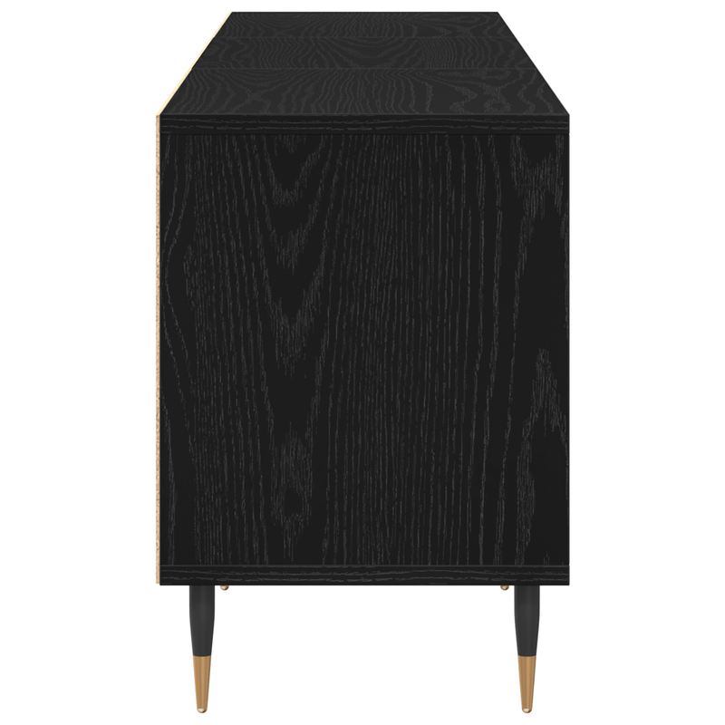 Casa si Gradina - Mobilier - Comode si corpuri - Comode - Dulap TV, stejar negru, 150x30x44,5 cm, lemn prelucrat - Infinity.ro