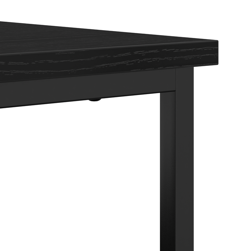 Casa si Gradina - Mobilier - Comode si corpuri - Comode - Dulap, stejar negru, 100x35x80 cm, lemn prelucrat si otel - Infinity.ro