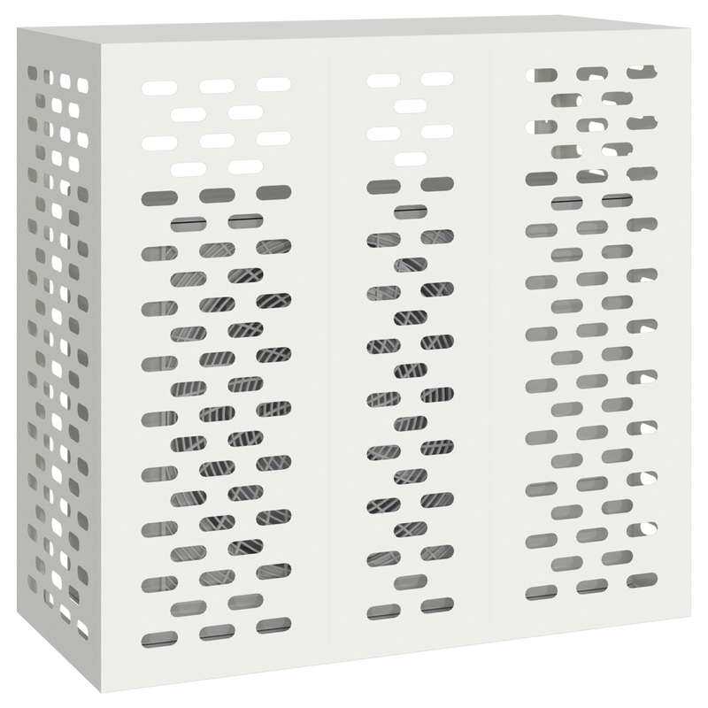 Casa si Gradina - Termice - Calorifere si accesorii - Accesorii calorifere - Husa aer conditionat, alb, 110x50x80 cm, otel - Infinity.ro
