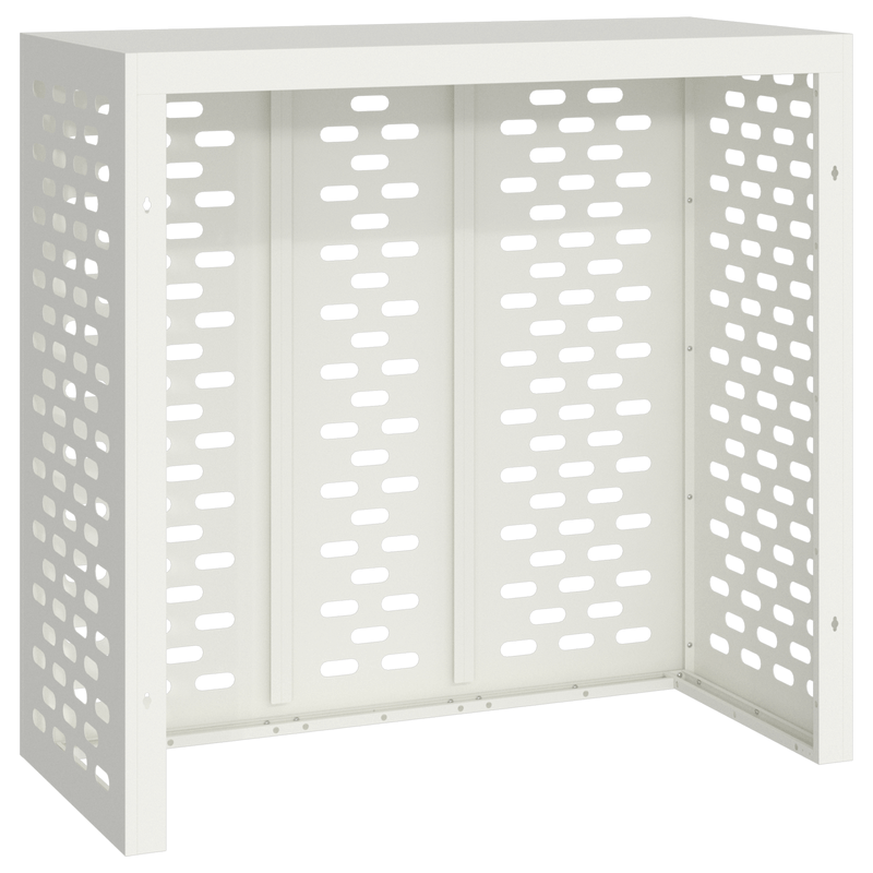 Casa si Gradina - Termice - Calorifere si accesorii - Accesorii calorifere - Husa aer conditionat, alb, 110x50x80 cm, otel - Infinity.ro