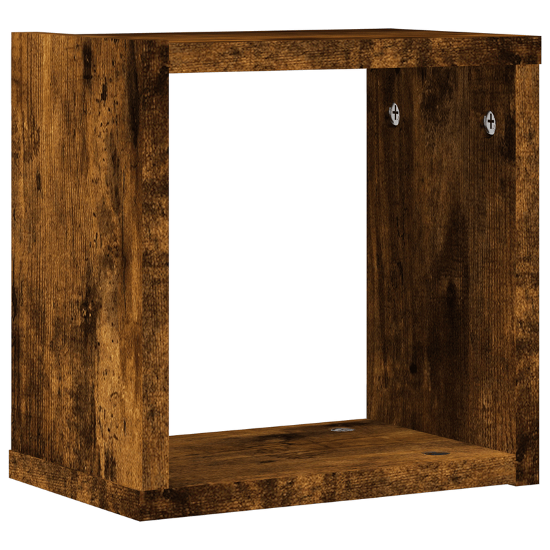 Casa si Gradina - Mobilier - Biblioteci si rafturi - Rafturi - Rafturi plutitoare Stejar afumat Lemn de stejar solid Mediu - Infinity.ro