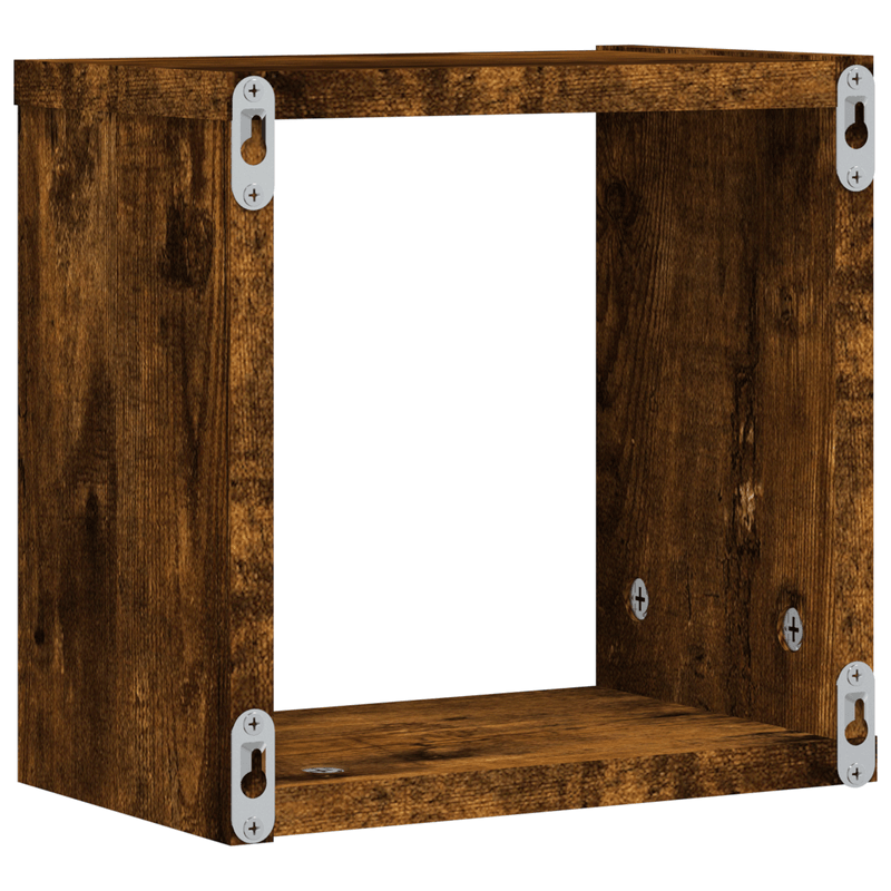 Casa si Gradina - Mobilier - Biblioteci si rafturi - Rafturi - Rafturi plutitoare Stejar afumat Lemn de stejar solid Mediu - Infinity.ro