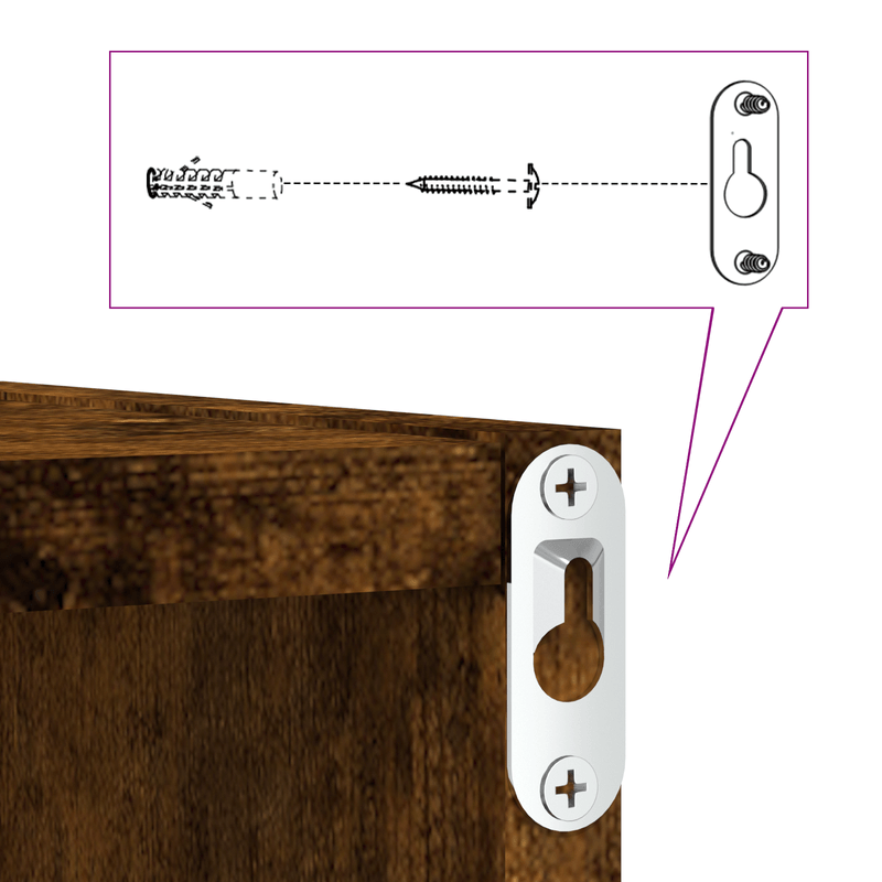 Casa si Gradina - Mobilier - Biblioteci si rafturi - Rafturi - Rafturi plutitoare Stejar afumat Lemn de stejar solid Mediu - Infinity.ro
