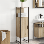 Casa si Gradina - Mobilier - Mobilier baie - Comode baie - Dulap Inalt pentru Camara Stejar Deschis Lemn prelucrat - Infinity.ro