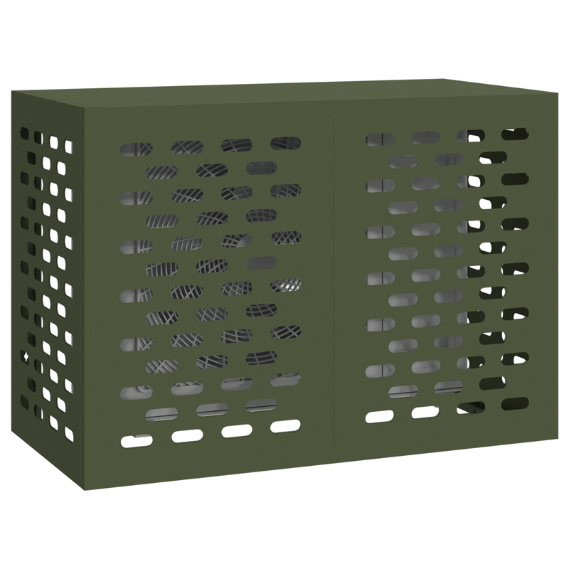 Casa si Gradina - Termice - Calorifere si accesorii - Accesorii calorifere - Husa aer conditionat, oliv, 100x50x70 cm, otel - Infinity.ro