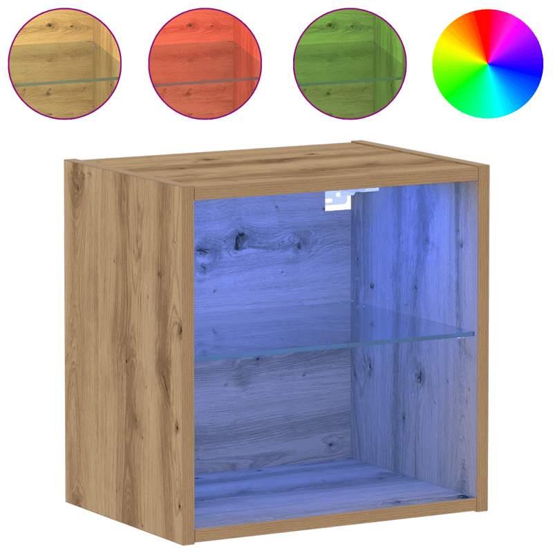 Casa si Gradina - Mobilier - Biblioteci si rafturi - Rafturi - Raft suspendat, stejar artizanal, 40x28,5x40 cm, lemn prelucrat - Infinity.ro