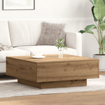 Casa si Gradina - Mobilier - Mese si birouri - Masute de cafea - Masuta de cafea, stejar artizanal, 80x80x31 cm, lemn prelucrat - Infinity.ro