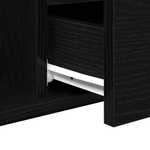 Casa si Gradina - Mobilier - Mese si birouri - Masute de cafea - Masa de cafea  Negru Stejar 90x49x45 cm Lemn prelucrat - Infinity.ro