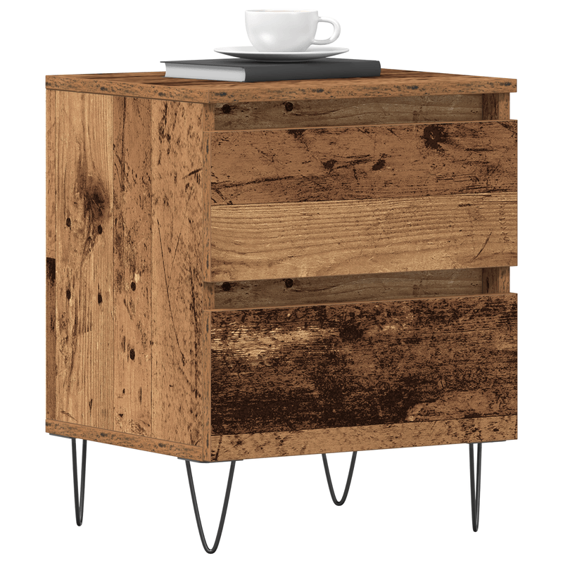 Casa si Gradina - Mobilier - Comode si corpuri - Noptiere - Noptiera, lemn vechi, 40x35x50 cm, lemn prelucrat - Infinity.ro