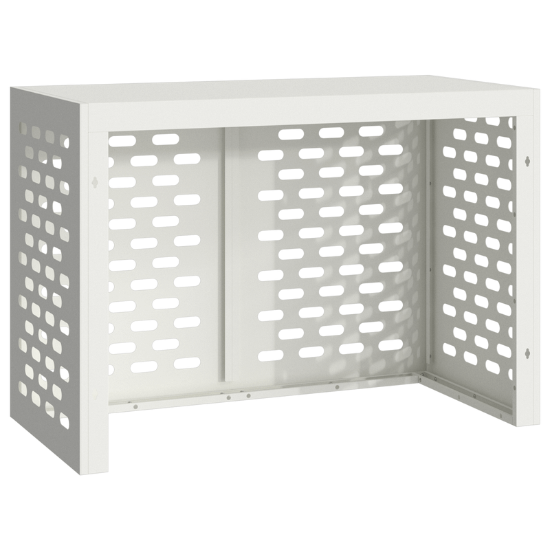 Casa si Gradina - Termice - Calorifere si accesorii - Accesorii calorifere - Husa Aer Conditionat - Alb, 100x50x70 cm, Fabricata din Otel - Infinity.ro