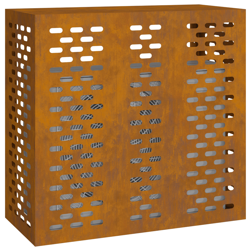 Casa si Gradina - Termice - Calorifere si accesorii - Accesorii calorifere - Husa aer conditionat, 110x50x105 cm, otel corten - Infinity.ro