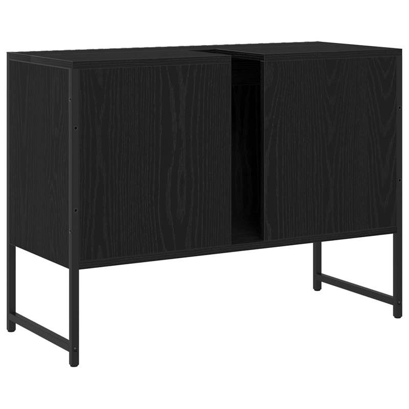 Casa si Gradina - Mobilier - Mobilier baie - Comode baie - Comoda chiuveta de baie, stejar negru 80x33x60 cm lemn prelucrat - Infinity.ro