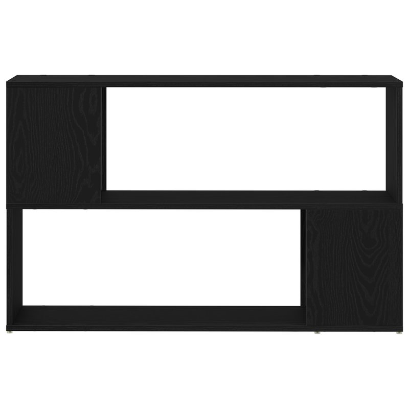 Casa si Gradina - Mobilier - Comode si corpuri - Comode - Raft de carte , Negru, Stejar, 100x24x63 cm, din lemn prelucrat - Infinity.ro