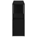 Casa si Gradina - Mobilier - Comode si corpuri - Comode - Raft de carte , Negru, Stejar, 100x24x63 cm, din lemn prelucrat - Infinity.ro