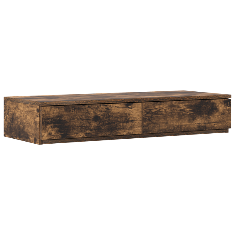 Casa si Gradina - Mobilier - Paturi si accesorii - Accesorii paturi - Sertare de pat, stejar fumuriu, 100x36,5x16,5 cm lemn prelucrat - Infinity.ro