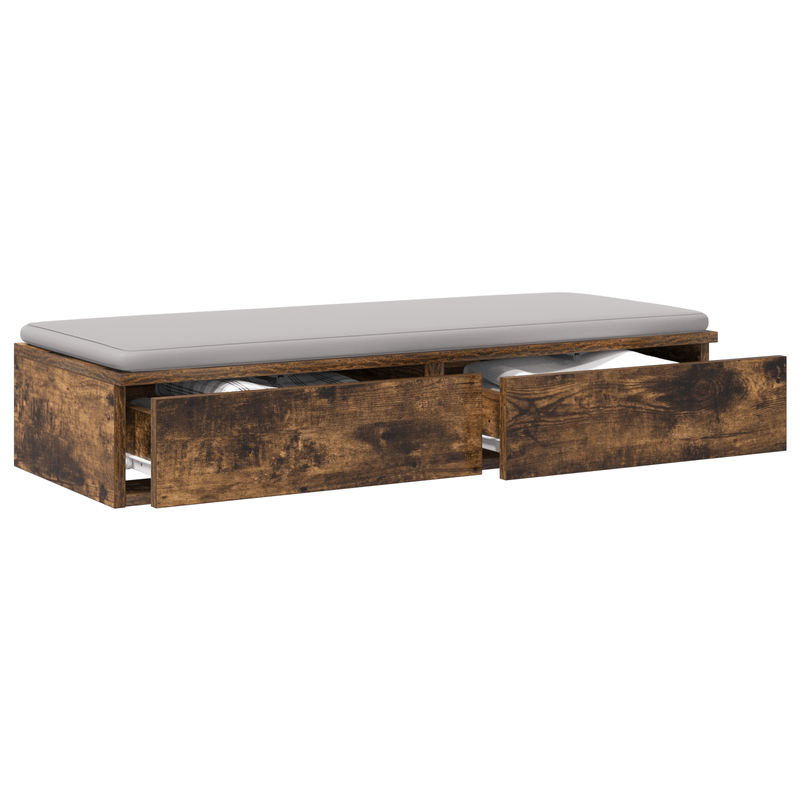 Casa si Gradina - Mobilier - Paturi si accesorii - Accesorii paturi - Sertare de pat, stejar fumuriu, 100x36,5x16,5 cm lemn prelucrat - Infinity.ro