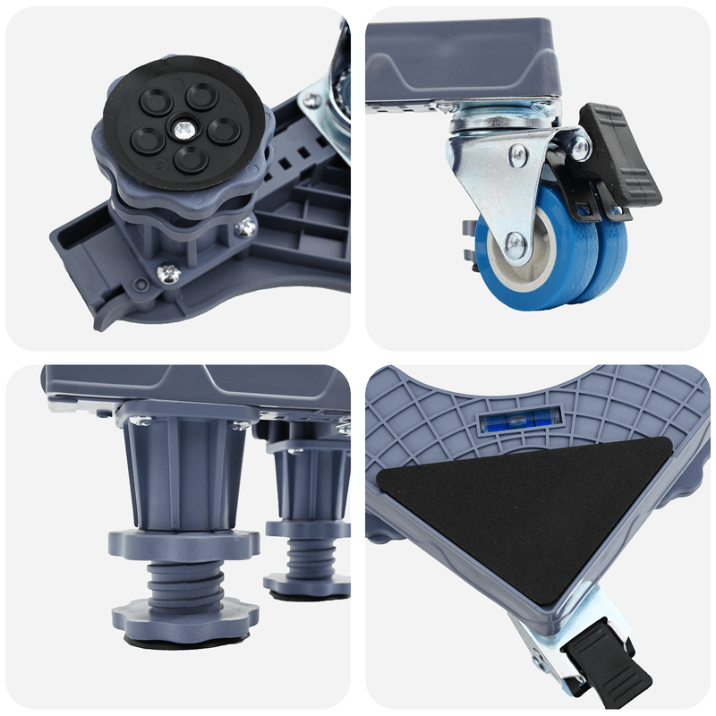 Electronice si Electrocasnice - Masini de spalat vase - Accesorii masini de spalat vase - Baza pentru Masina de Spalat cu Roti Reglabila 250 kg - Infinity.ro