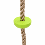 Jucarii, Copii si Bebe - Jucarii si jocuri - Jucarii de exterior - Spatii de joaca si accesorii - Funie de catarare de copii, cu sezut disc si platforme, 200 cm - Infinity.ro